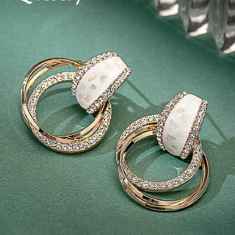 Sterling silver light luxury temperament earrings earrings stud gift for women 595236840981 - COCOMELODY